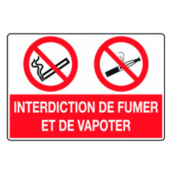 Panneau interdiction de...