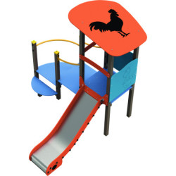 Toboggan de collectivité éco-composite DRAGON