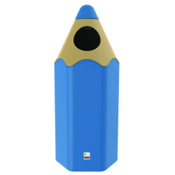 Corbeille école et parc CRAYON