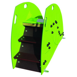 Toboggan faible hauteur FEUILLE VERTE