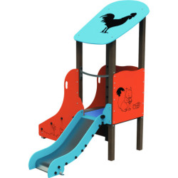 Toboggan aire de jeux NOISETTE