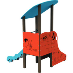 Toboggan aire de jeux NOISETTE