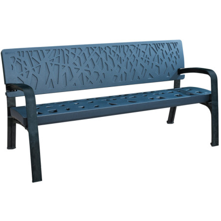 2 bancs extérieurs plastique DHALIM