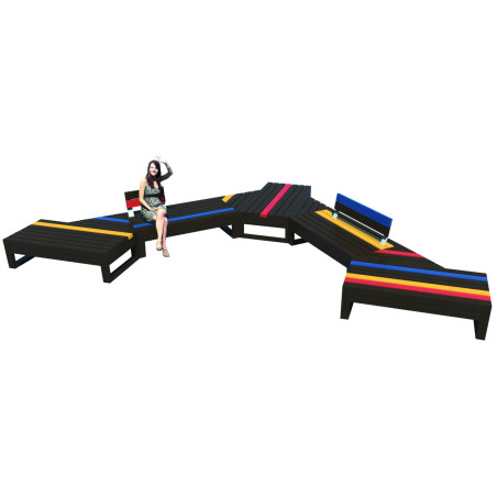 Dossier pour banquette recyclée MYRA