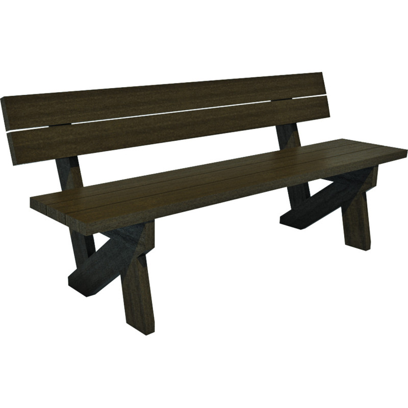 Banc et banquette pour parcs ATRIMOU recyclé