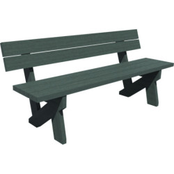 Banc et banquette pour parcs ATRIMOU recyclé