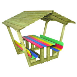 Table pique-nique avec toit...