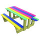 Table pique-nique école ENFANT COLOR