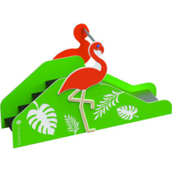 Petit toboggan LE FLAMANT ROSE