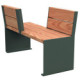 Banc face à face