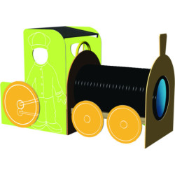 Jeu d'extérieur en bois LE TRAIN LOISIRS