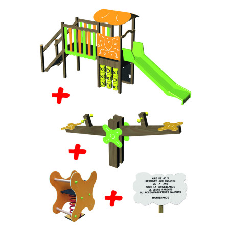 Pack jeux extérieurs BOUTON D'OR