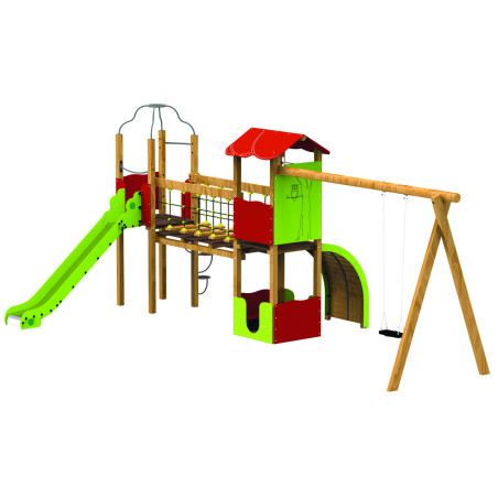 Structure de jeux avec toboggan ARGONOS