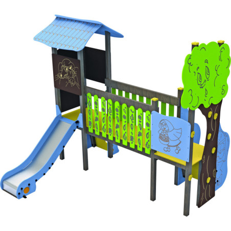 Jeu extérieur collectivité LE PETIT CHAPERON ROUGE