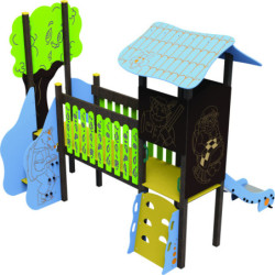 Jeu extérieur collectivité LE PETIT CHAPERON ROUGE