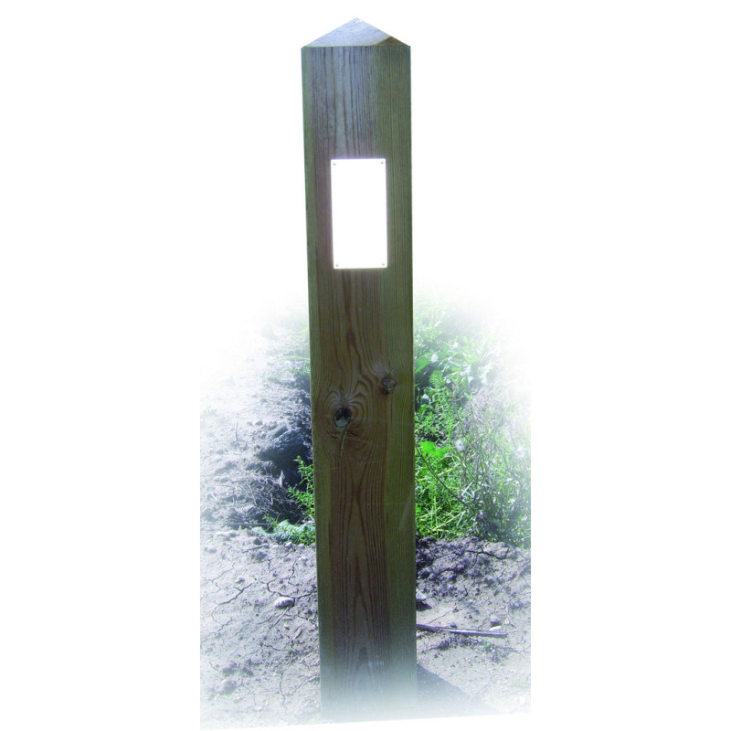 Borne en bois anti-stationnement COURONNE