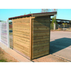 Abribus bois COLVERT