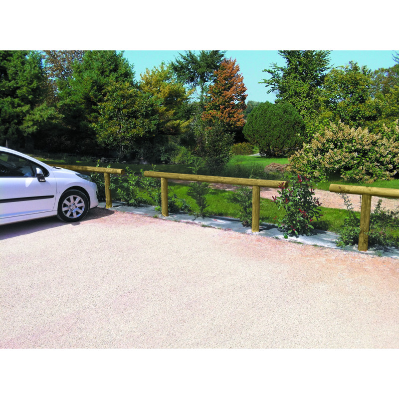 Barrière de parking bois BOUVIER