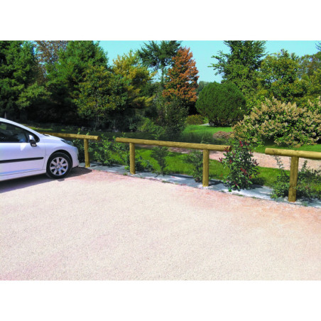 Barrière de parking bois BOUVIER