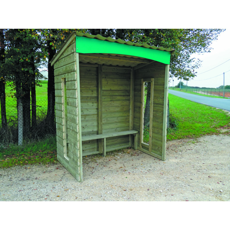 Abri bus en bois SITTELLE