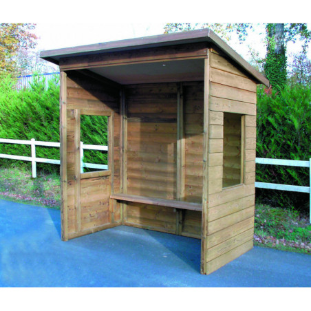 Abri de bus en bois NAOS