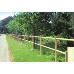 Clôture en pin traité...