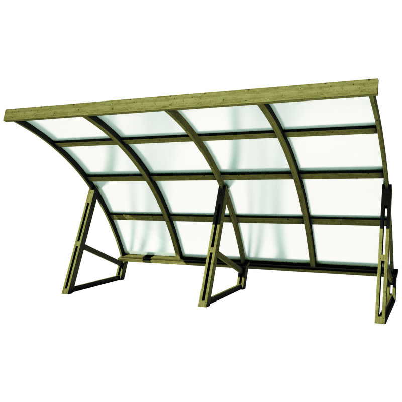 Abri cycles en bois COLIN