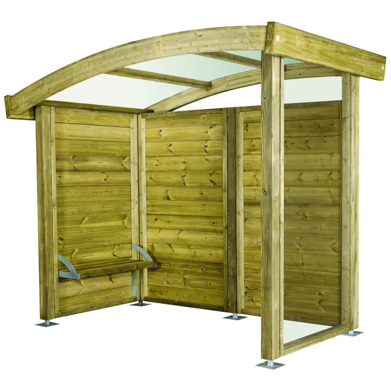 Abri bus bois MOUETTE