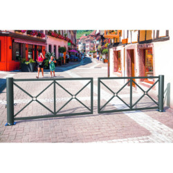 Barrière pivotante acier DÉCO