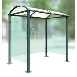 1 bardage de fond + 2 bardages latéraux L.&nbsp;2500&nbsp;mm