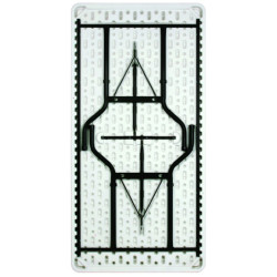 Table polyéthylène pliante APOLLONIA rectangulaire