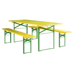 Table brasserie et banc...