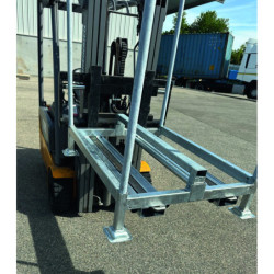 Palette stockage barrière de sécurité