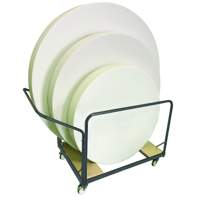 Chariot pour tables rondes pliantes PLUS