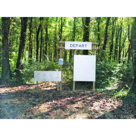 Panneau parcours sportif adulte