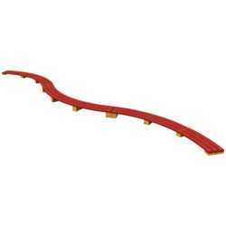 Passerelle à courbes