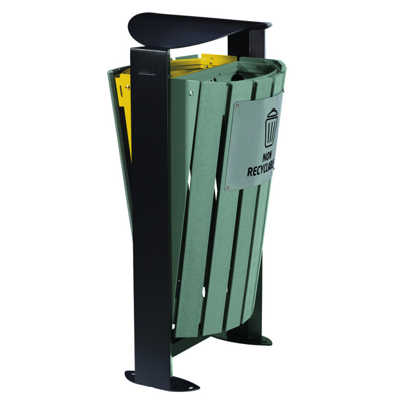 Corbeille de tri ARKÉA ÉTIK 2 flux