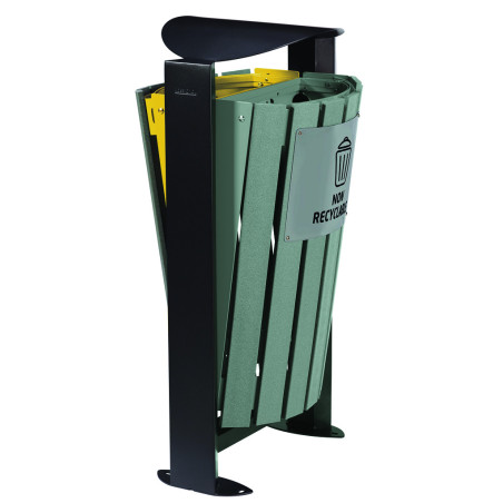 Corbeille de tri ARKÉA ÉTIK 2 flux