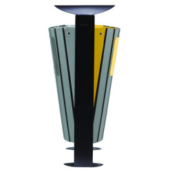 Corbeille de tri ARKÉA ÉTIK 2 flux