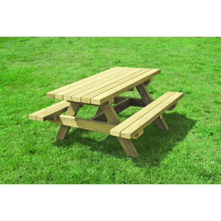 Table de pique-nique en pin