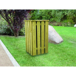 Poubelle publique bois SIMPSON