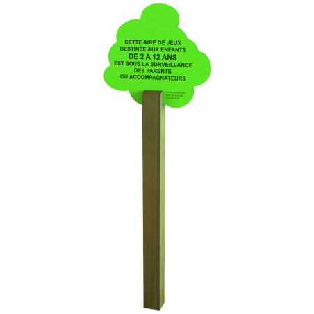 Panneau aire de jeux FORÊT