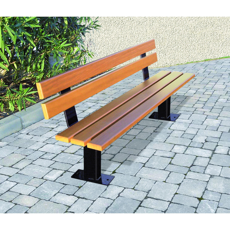Banc bois et acier ACAMAR