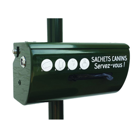 Distributeur sachets canins en rouleau