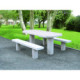 Table de pique nique en béton YILDEN