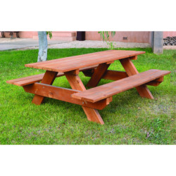 Table pique-nique bois
