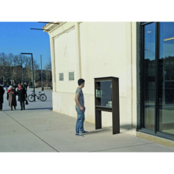 Boîte à livre VITRINE recyclée