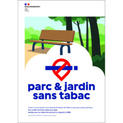 Panneau signalétique espace sans tabac