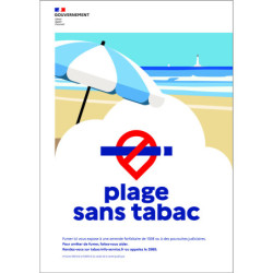 Panneau signalétique espace sans tabac