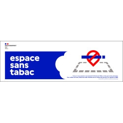 Bâche signalétique espace sans tabac